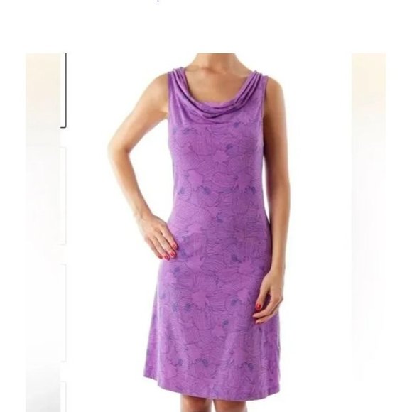 Title nine Dresses & Skirts - Title Nine Womens M Purple Floral Print Sleeveless